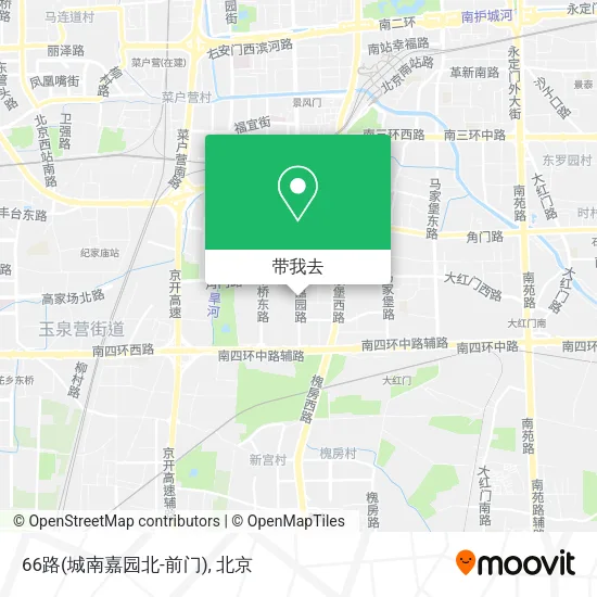 66路(城南嘉园北-前门)地图