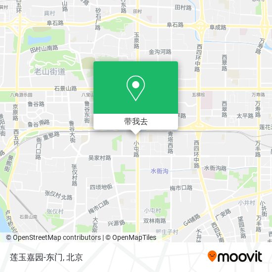 莲玉嘉园-东门地图