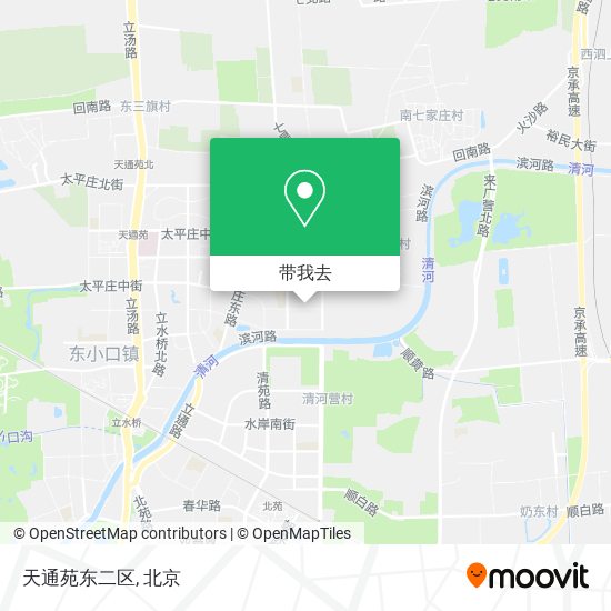 天通苑东二区地图
