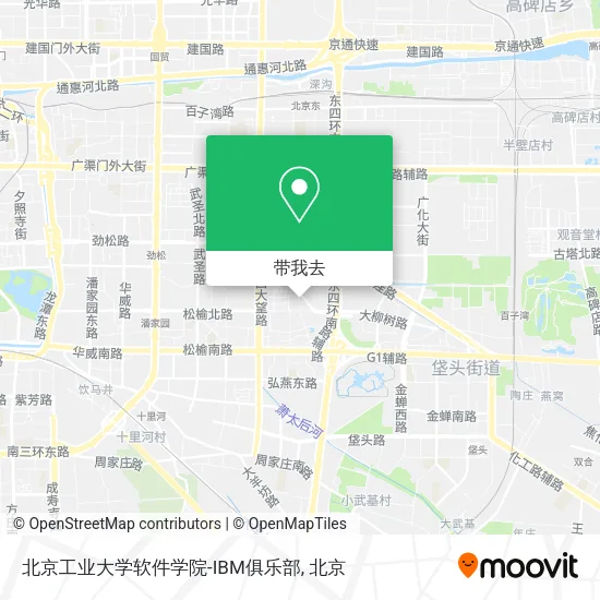 北京工业大学软件学院-IBM俱乐部地图