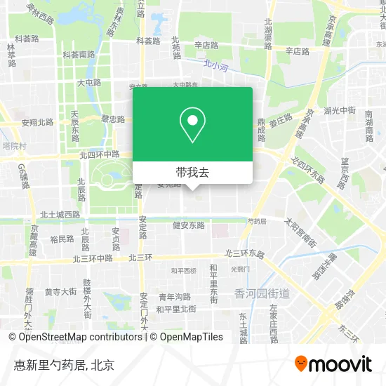 惠新里勺药居地图