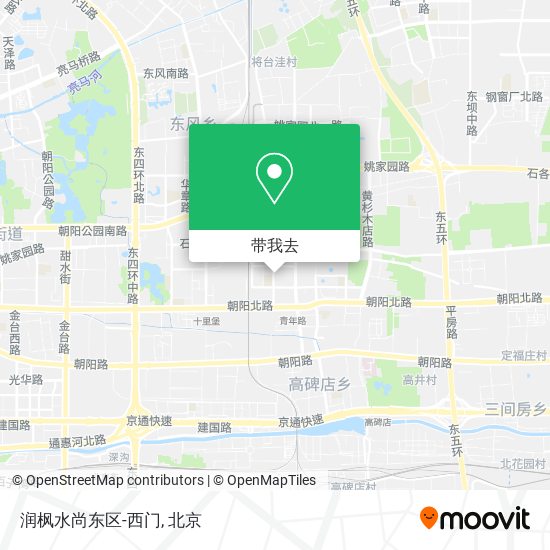 润枫水尚东区-西门地图