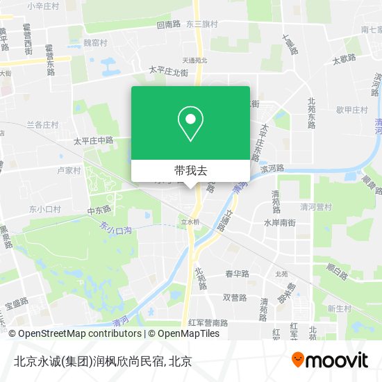 北京永诚(集团)润枫欣尚民宿地图