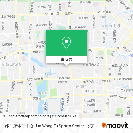 郡王府体育中心 Jun Wang Fu Sports Center地图