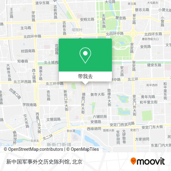 新中国军事外交历史陈列馆地图