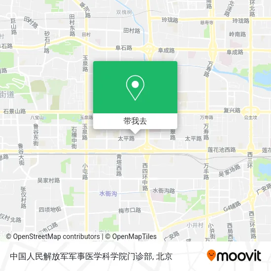 中国人民解放军军事医学科学院门诊部地图