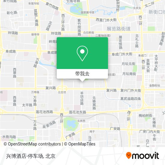 兴博酒店-停车场地图