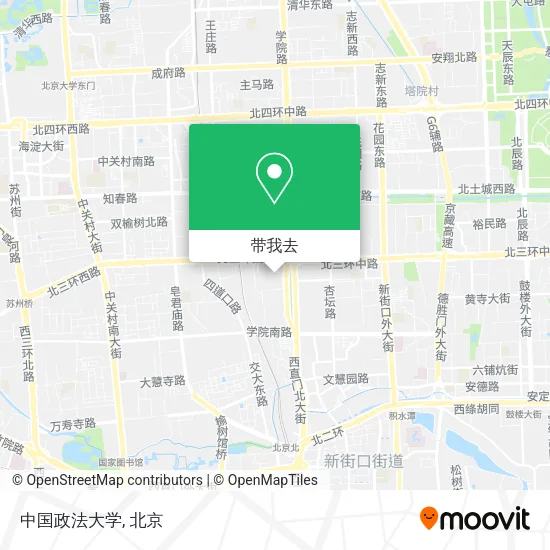 中国政法大学地图