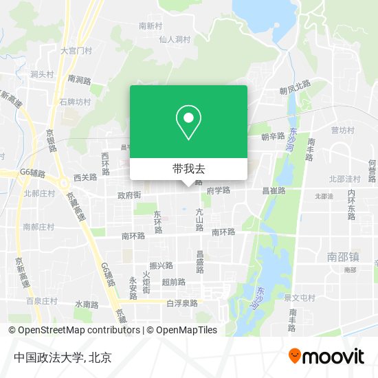 中国政法大学地图