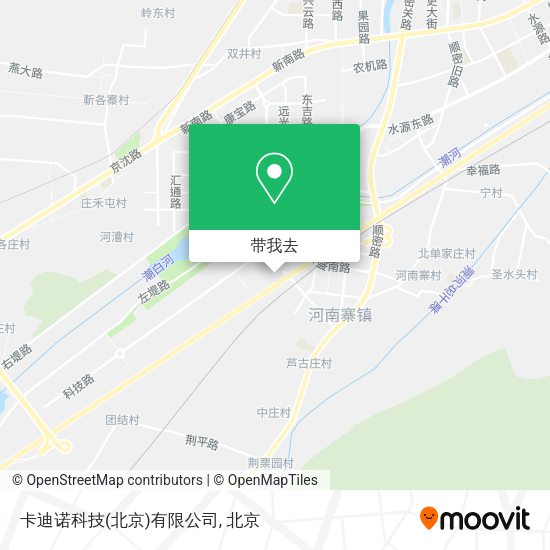 卡迪诺科技(北京)有限公司地图