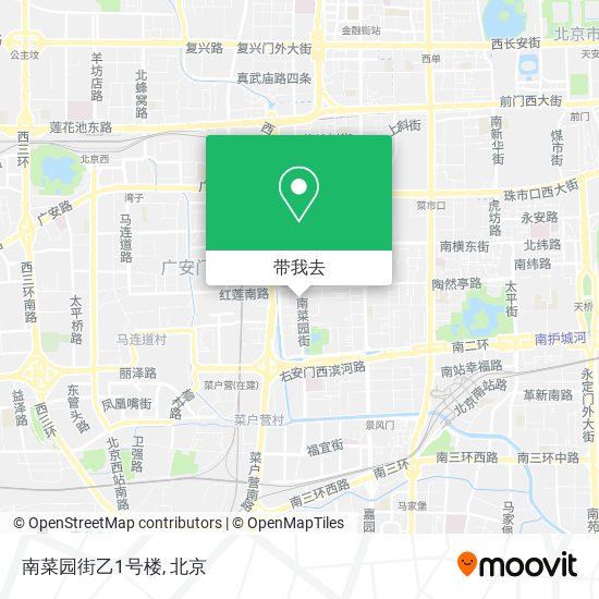南菜园街乙1号楼地图