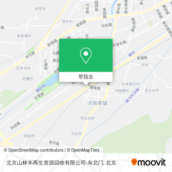 北京山林丰再生资源回收有限公司-东北门地图