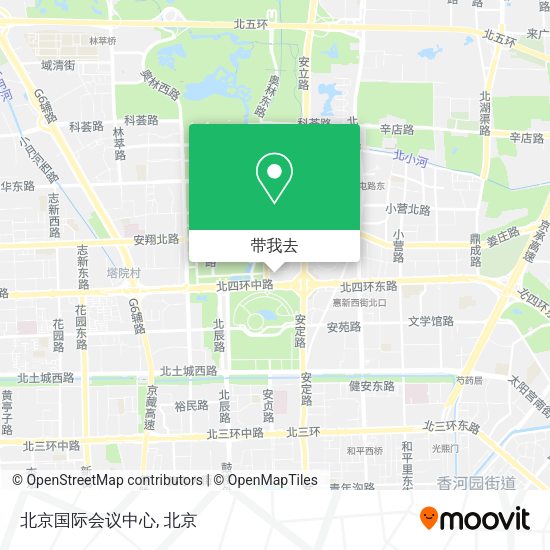 北京国际会议中心地图