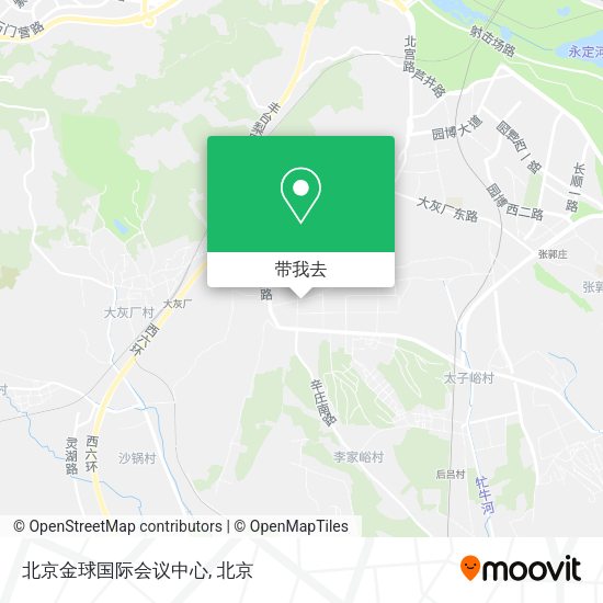 北京金球国际会议中心地图