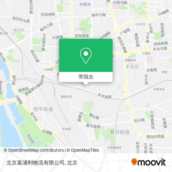 北京葛浦利物流有限公司地图
