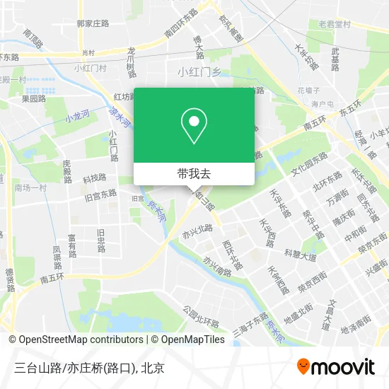 三台山路/亦庄桥(路口)地图
