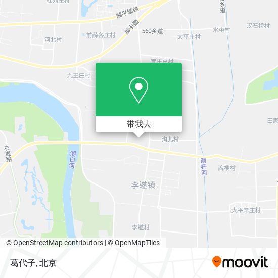 葛代子地图