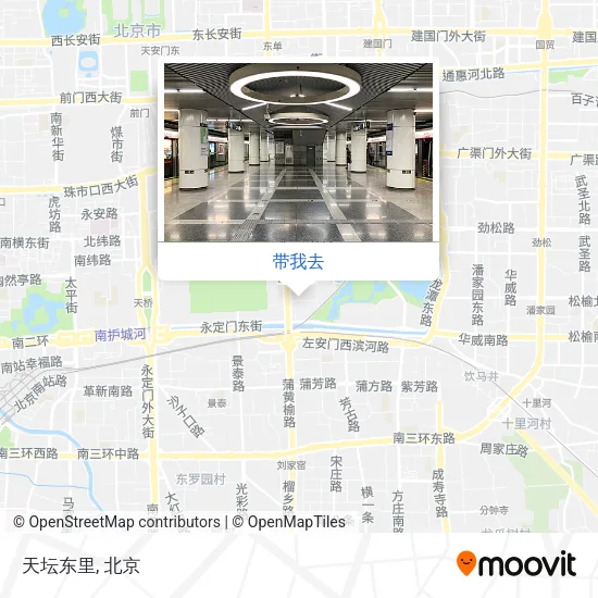 天坛东里地图