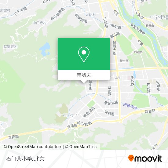 石门营小学地图