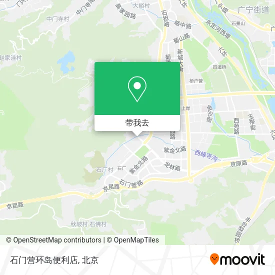 石门营环岛便利店地图