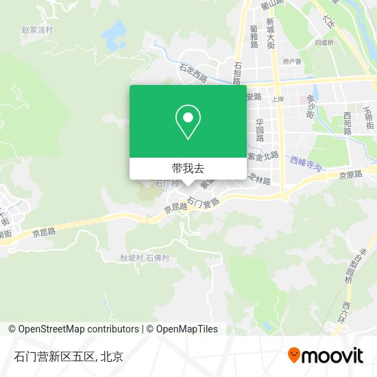 石门营新区五区地图
