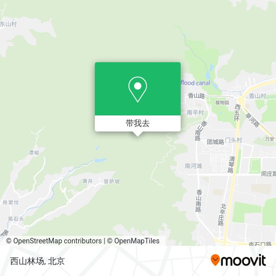 西山林场地图