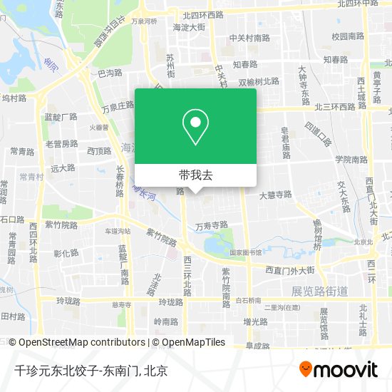 千珍元东北饺子-东南门地图