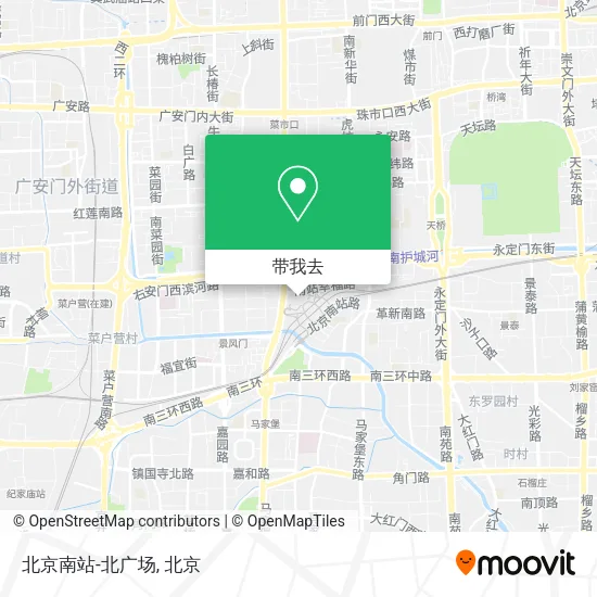 北京南站-北广场地图
