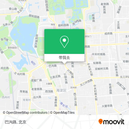 巴沟路地图