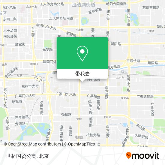 世桥国贸公寓地图