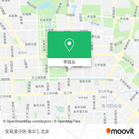 安苑里小区-东2门地图