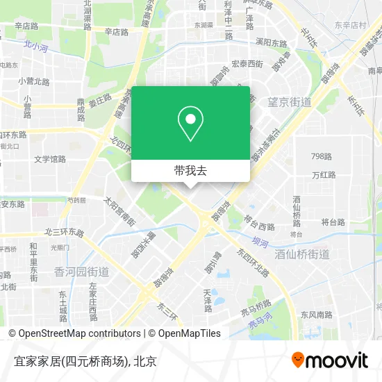 宜家家居(四元桥商场)地图