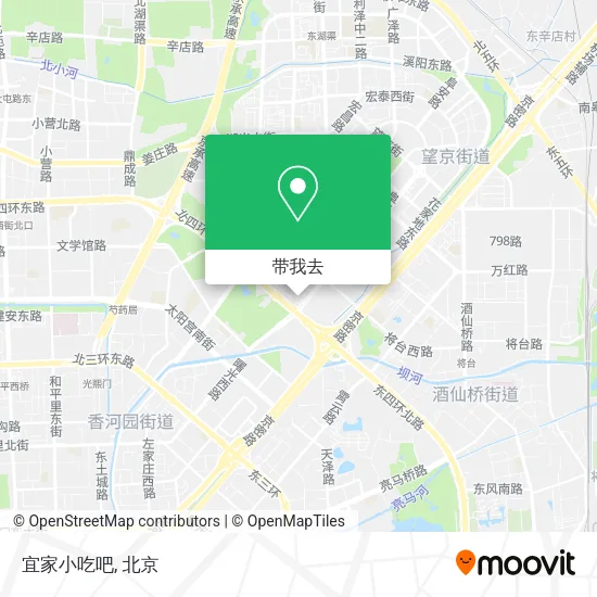 宜家小吃吧地图