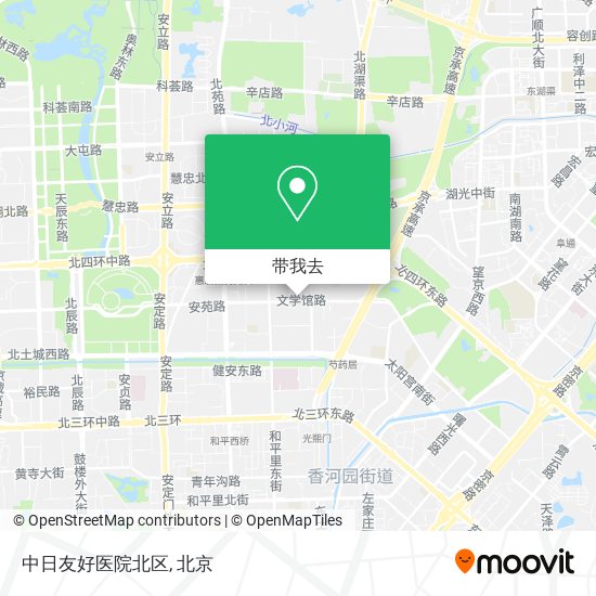 中日友好医院北区地图