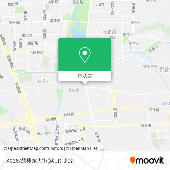 X028/鼓楼东大街(路口)地图