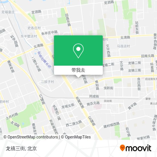龙禧三街地图