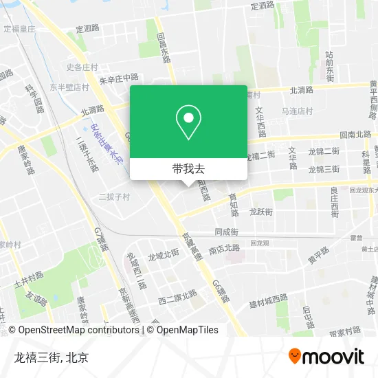 龙禧三街地图