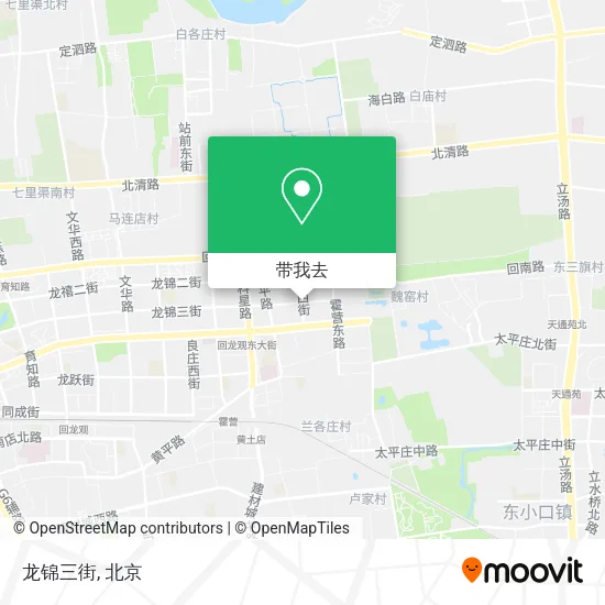 龙锦三街地图