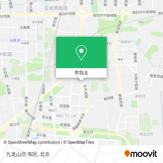 九龙山庄-东区地图