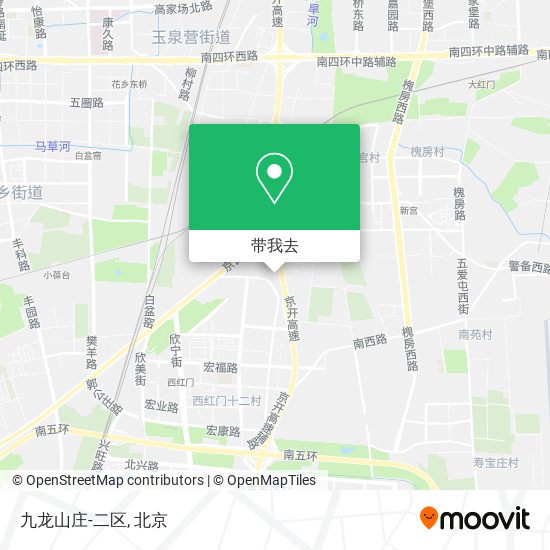 九龙山庄-二区地图