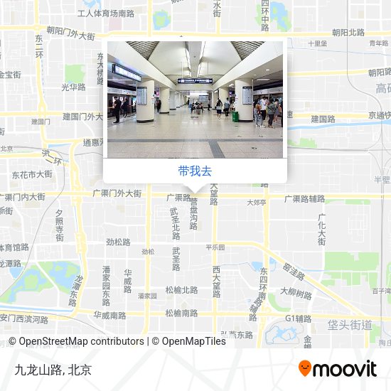 九龙山路地图