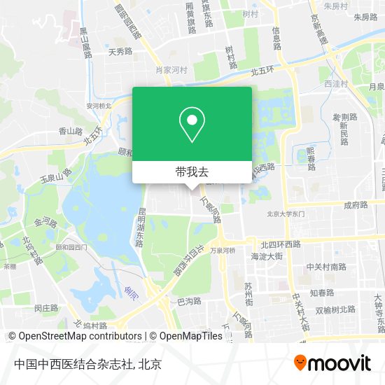 中国中西医结合杂志社地图