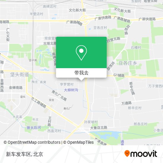新车发车区地图