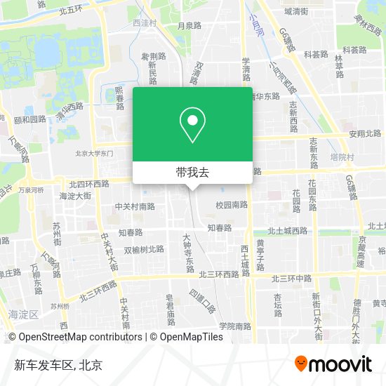 新车发车区地图