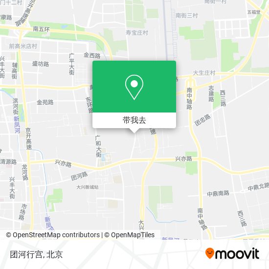 团河行宫地图