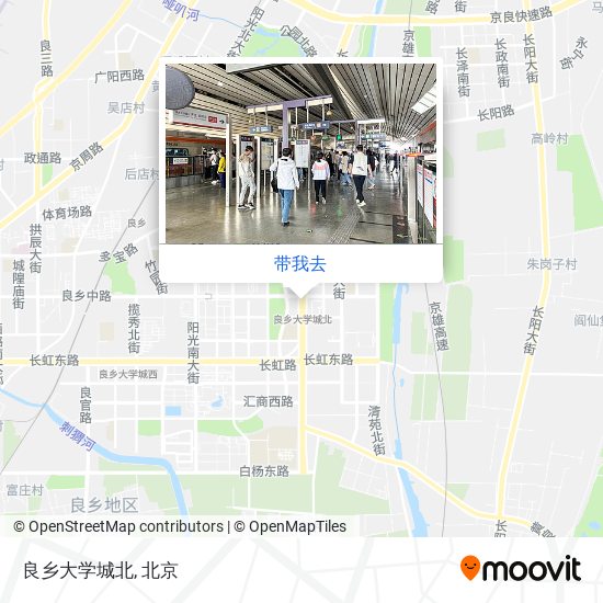 良乡大学城北地图