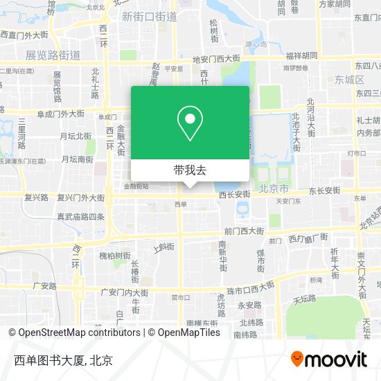 西单图书大厦地图