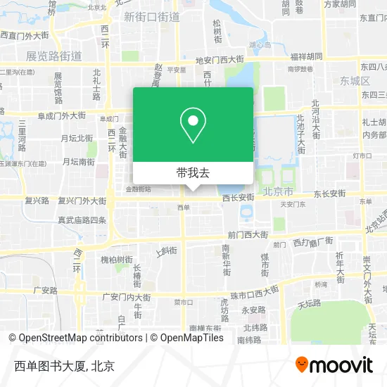 西单图书大厦地图