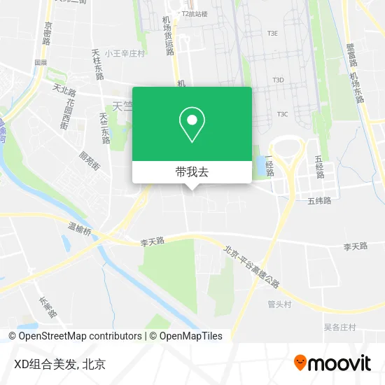 XD组合美发地图