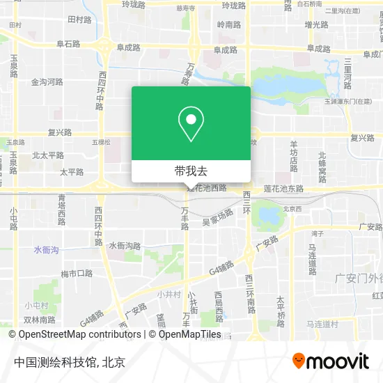 中国测绘科技馆地图